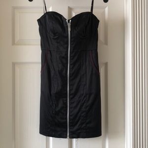 Love tease black corset party dress